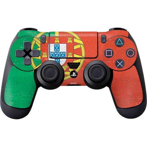 Portugal Flag Distressed PlayStation PS4 Skins